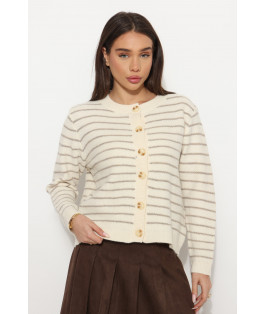 קרדיגן פסים דקים