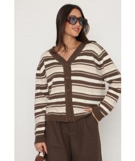 קרדיגן פסים כפתורים