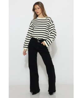 ג`ינס לייקרה מתרחב + חגורה