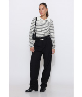 מכנס אלגנט מחוייט עם חגורה