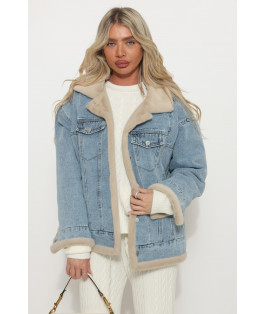 ג`קט פרווה כיסים