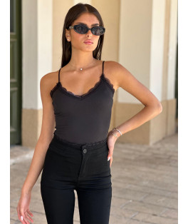 בגד גוף ריב תחרה
